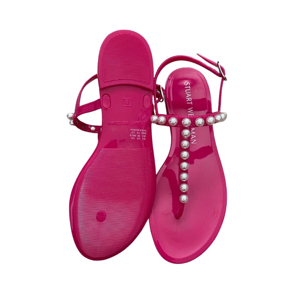 NEW STUART WEITZMAN GOLDIE JELLY SANDAL